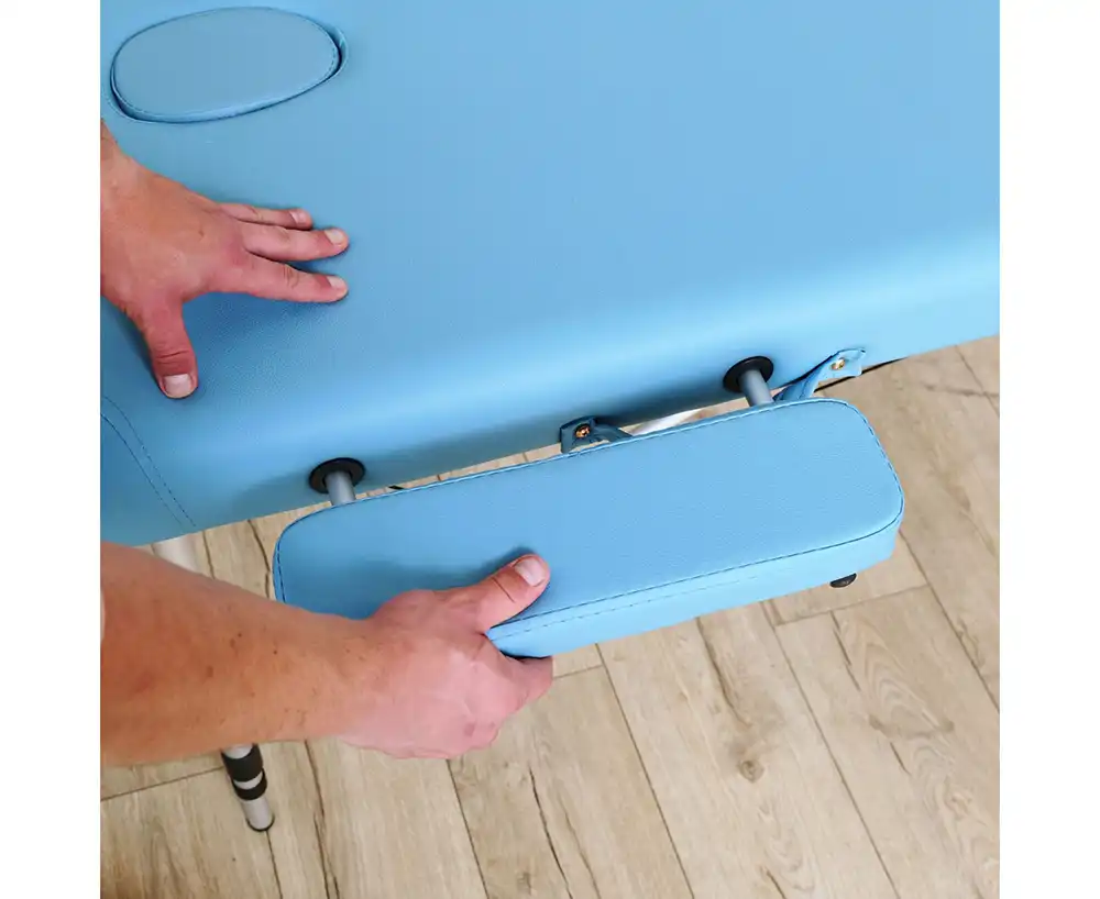 фото Массажный стол DFC NIRVANA Elegant, 186 x 70 см, голубой в интернет-магазине спортивных товаров МЯЧИКИ