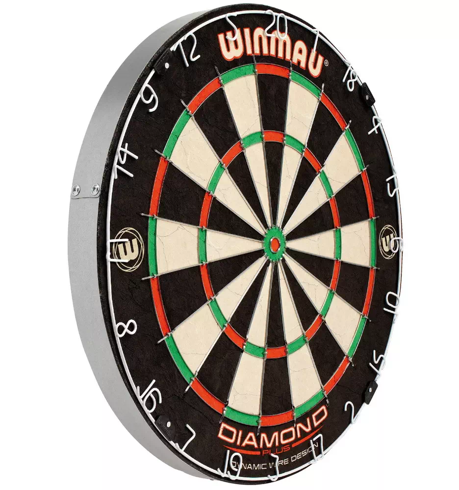 фото Мишень для дартса Winmau Diamond Plus в интернет-магазине спортивных товаров МЯЧИКИ