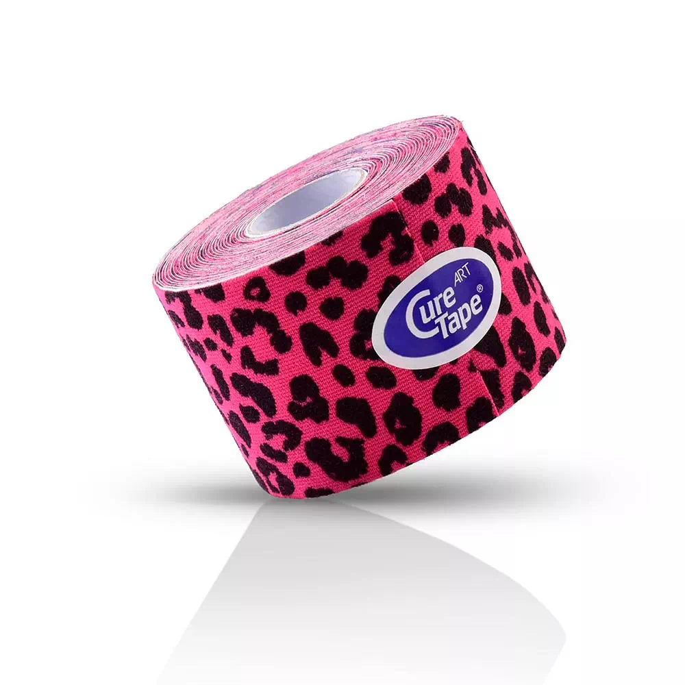 фото Кинезио тейп CureTape Art 5cm x 5m - Leopard в интернет-магазине спортивных товаров МЯЧИКИ