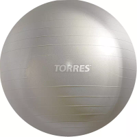 фото Фитбол "TORRES"  высокой плотности, антивзрыв, серый,55 см, с насосом в интернет-магазине спортивных товаров МЯЧИКИ