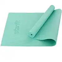 фото Коврик для йоги и фитнеса FM-101, PVC, 173x61x0,4 см, мятный в интернет-магазине спортивных товаров МЯЧИКИ