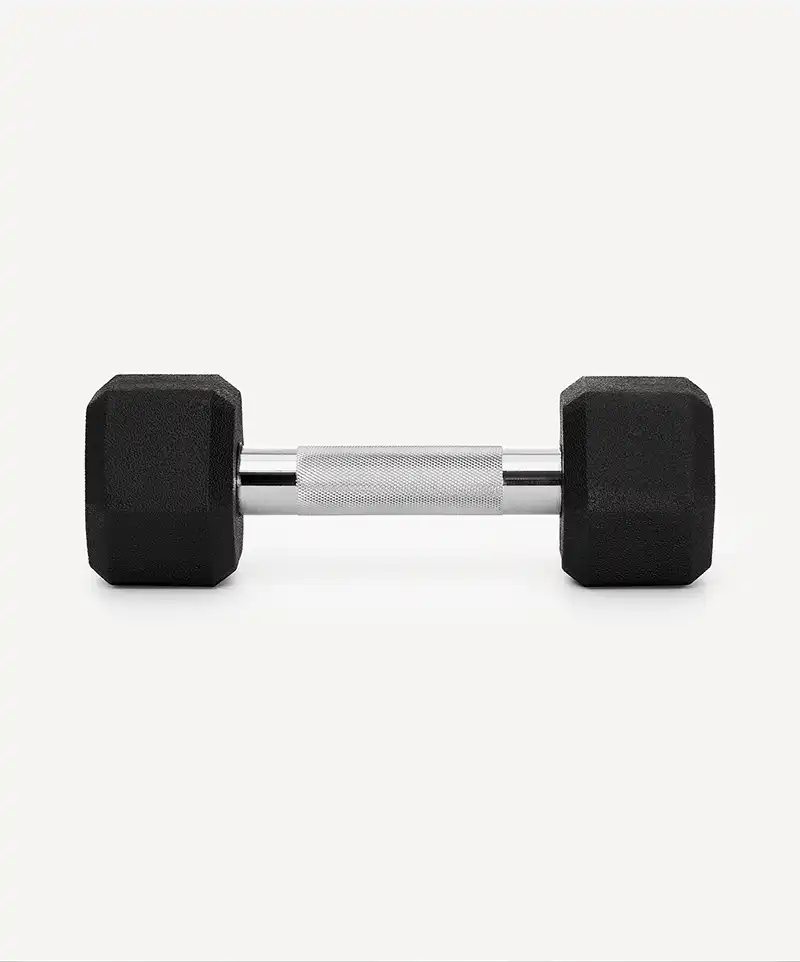 фото Гантель гексагональная Starfit DB-301PRO 4 кг, обрезиненная, черный в интернет-магазине спортивных товаров МЯЧИКИ