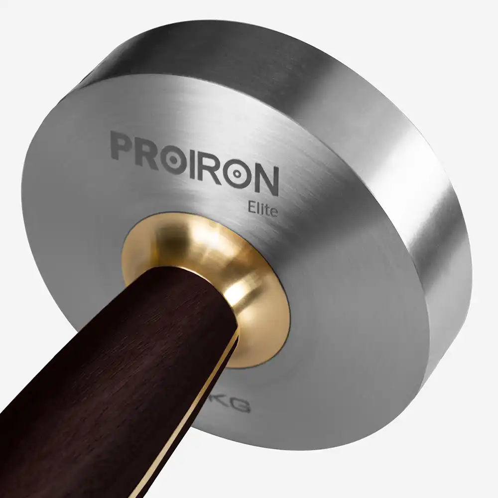 фото Proiron Гантель из нержавеющей стали и черного дерева 4 кг, арт. Г1040НЧ в интернет-магазине спортивных товаров МЯЧИКИ