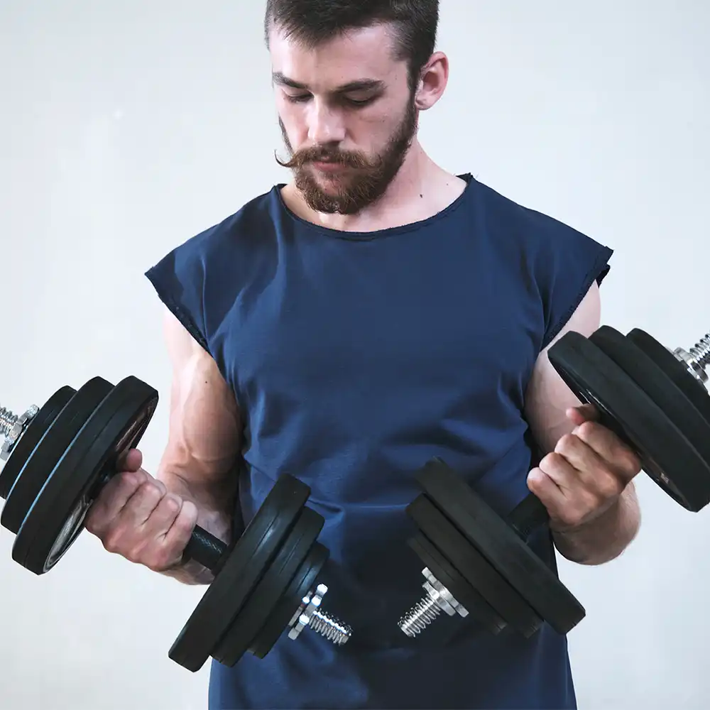 фото Proiron Гантели разборные обрезиненные 2шт по 10кг, арт. Г2100РО в интернет-магазине спортивных товаров МЯЧИКИ