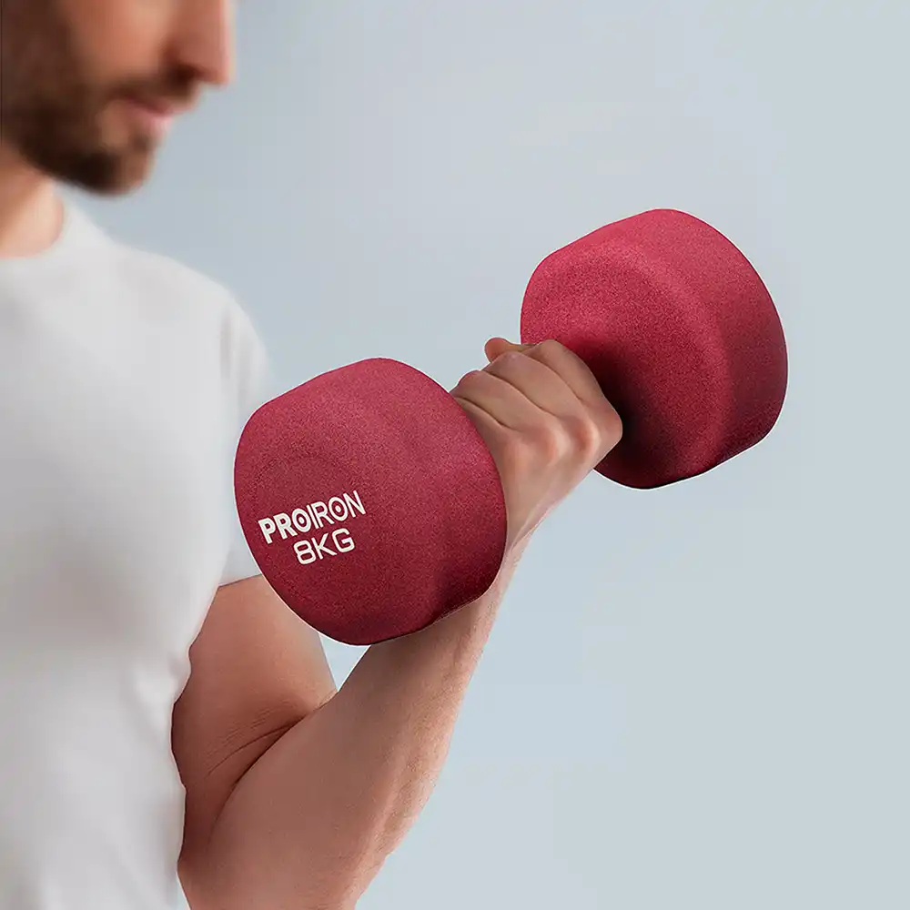 фото Proiron Гантели неопреновые 2шт по 8кг, арт. Г2080НЕО в интернет-магазине спортивных товаров МЯЧИКИ