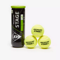 фото Мячи для большого тенниса Dunlop Stage 1, 3 шт, green в интернет-магазине спортивных товаров МЯЧИКИ