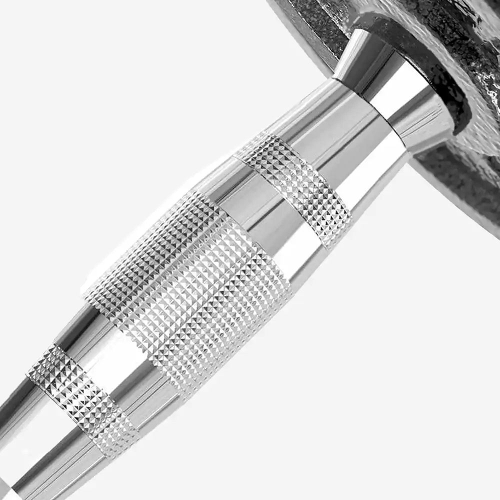 фото  Proiron Гантели разборные из чугуна с грифом 2шт. по 10кг, арт. Г2100Ч в интернет-магазине спортивных товаров МЯЧИКИ