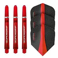 фото Хвостовики и oперение HARROWS SUPERGRIP + RETINA TWIN PACK red в интернет-магазине спортивных товаров МЯЧИКИ