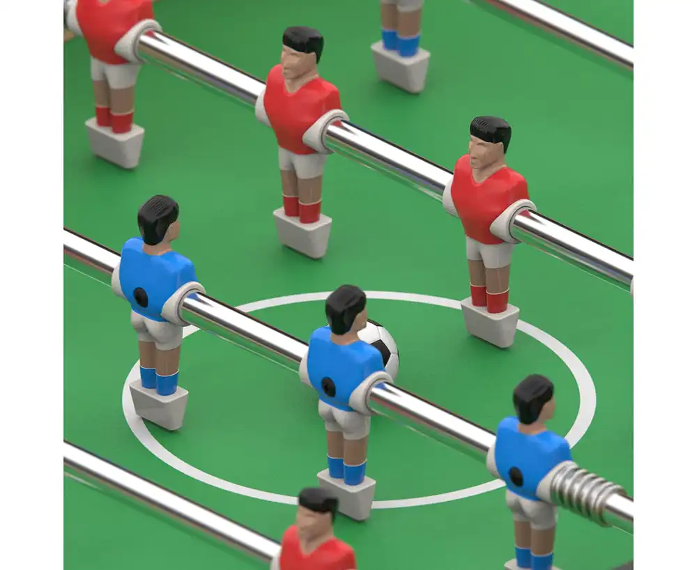 фото Игровой стол - футбол DFC SILVERWOOD в интернет-магазине спортивных товаров МЯЧИКИ