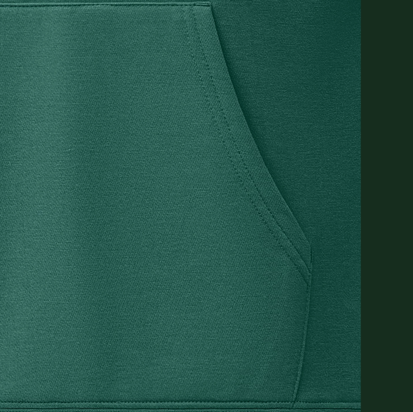 фото Худи ESSENTIAL Cotton Hoodie, темно-зеленый в интернет-магазине спортивных товаров МЯЧИКИ
