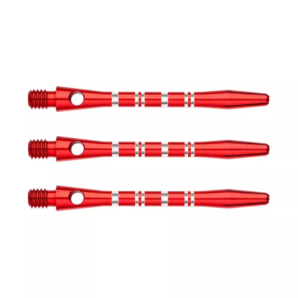 фото Winmau  Anodised Aluminium Re-Grooved Medium "B" 46mm, red. Хвостовики для дротиков  в интернет-магазине спортивных товаров МЯЧИКИ