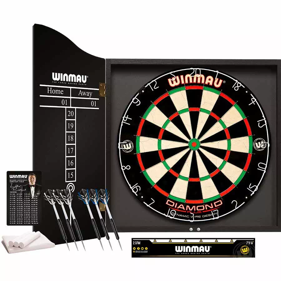 фото Набор для дартса Winmau Dartboard Set Black Ash Professional Set в интернет-магазине спортивных товаров МЯЧИКИ