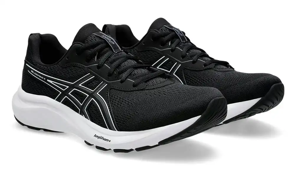 фото Кроссовки для бега Asics Gel Contend 9 Black/White в интернет-магазине спортивных товаров МЯЧИКИ