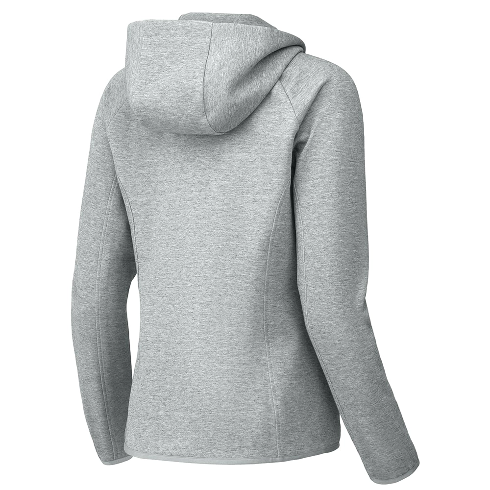 фото Худи на молнии женское ESSENTIAL Athlete Hooded FZ Jacket W, серый в интернет-магазине спортивных товаров МЯЧИКИ