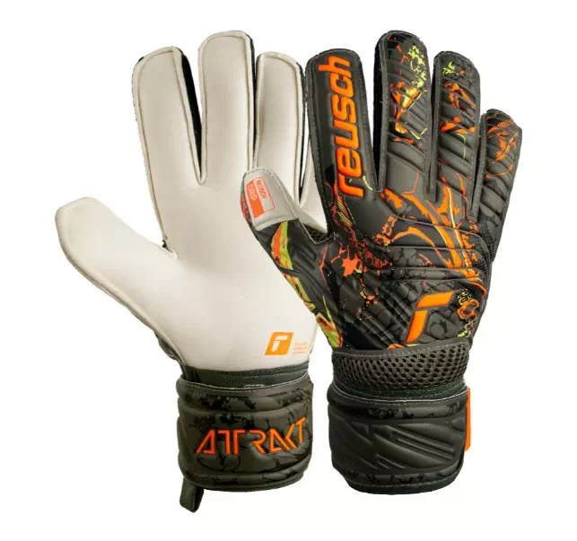 фото Вратарские перчатки REUSCH Attrakt Grip Green в интернет-магазине спортивных товаров МЯЧИКИ