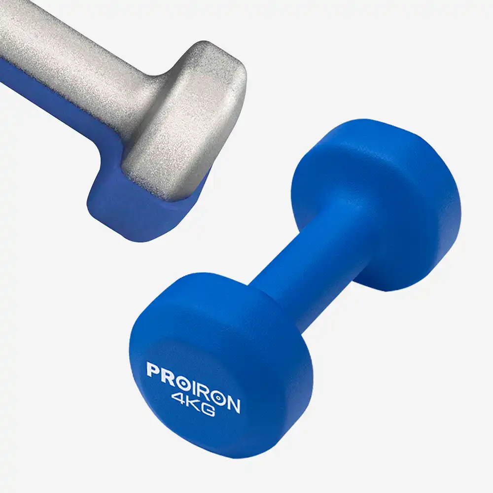 фото Proiron Гантели неопреновые 2шт по 4кг, арт. Г2040НЕО в интернет-магазине спортивных товаров МЯЧИКИ