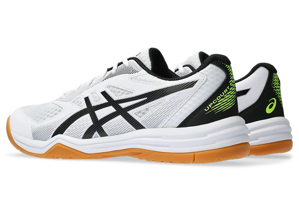 фото Волейбольные кроссовки Asics Upcourt 5, бело-чёрный в интернет-магазине спортивных товаров МЯЧИКИ