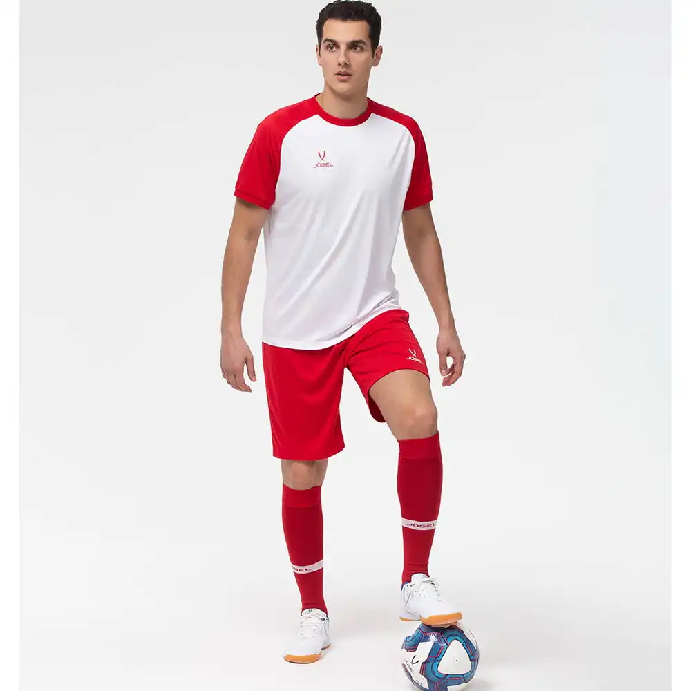 фото Футболка игровая CAMP Reglan Jersey, белый/красный в интернет-магазине спортивных товаров МЯЧИКИ