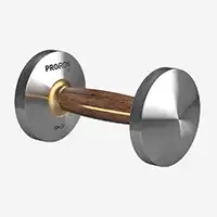 фото Proiron Гантель из нержавеющей стали и орехового дерева 3 кг, арт. Г1030НО в интернет-магазине спортивных товаров МЯЧИКИ