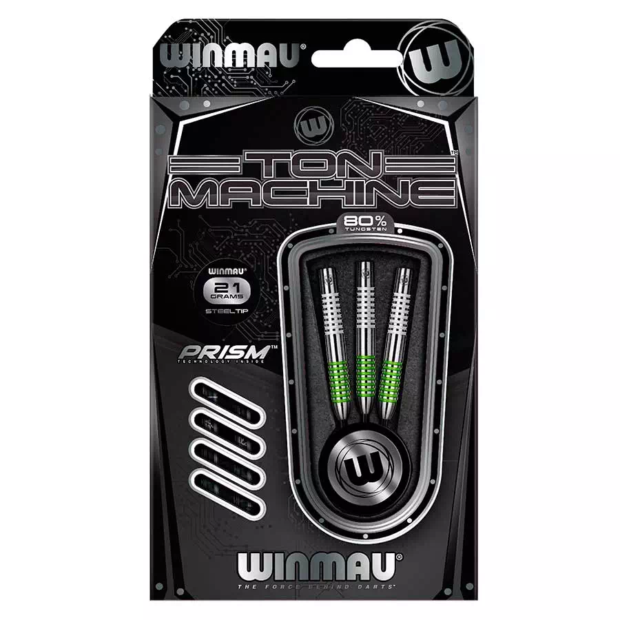 фото Winmau Ton Machine 21 gr. 80% вольфрам. Дротики для дартса в интернет-магазине спортивных товаров МЯЧИКИ