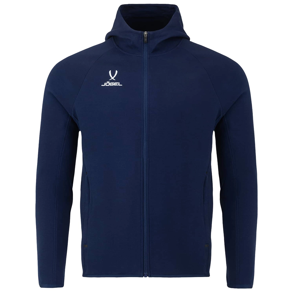фото Худи на молнии ESSENTIAL Athlete Hooded FZ Jacket, темно-синий в интернет-магазине спортивных товаров МЯЧИКИ