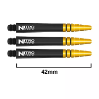 фото Red Dragon Nitrotech Medium 42mm, black/gold. Хвостовики для дротиков  в интернет-магазине спортивных товаров МЯЧИКИ