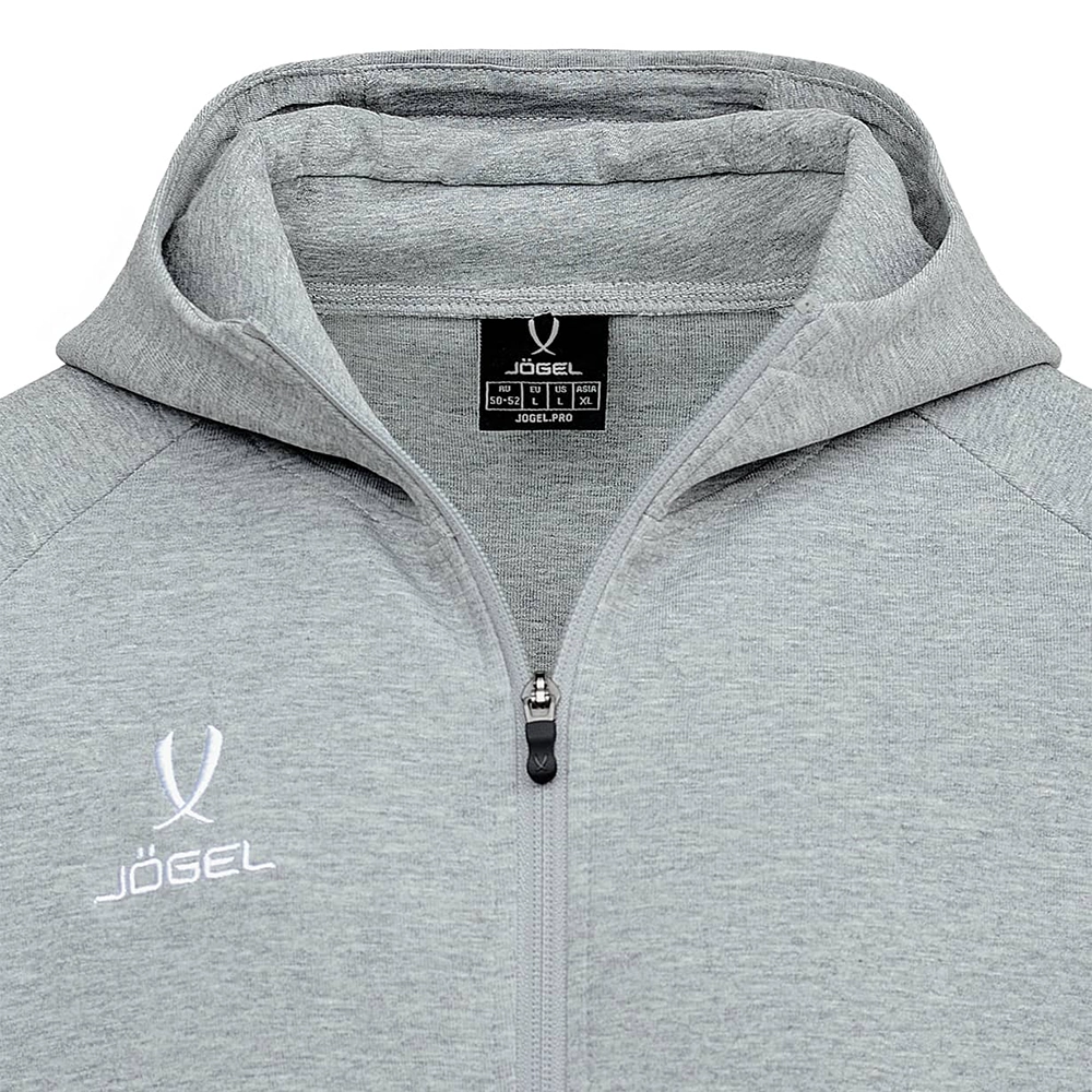фото Олимпийка с капюшоном ESSENTIAL Athlete Jacket, серый меланж в интернет-магазине спортивных товаров МЯЧИКИ