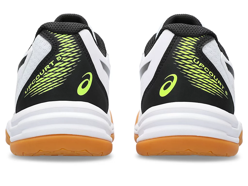 фото Волейбольные кроссовки Asics Upcourt 5, бело-чёрный в интернет-магазине спортивных товаров МЯЧИКИ