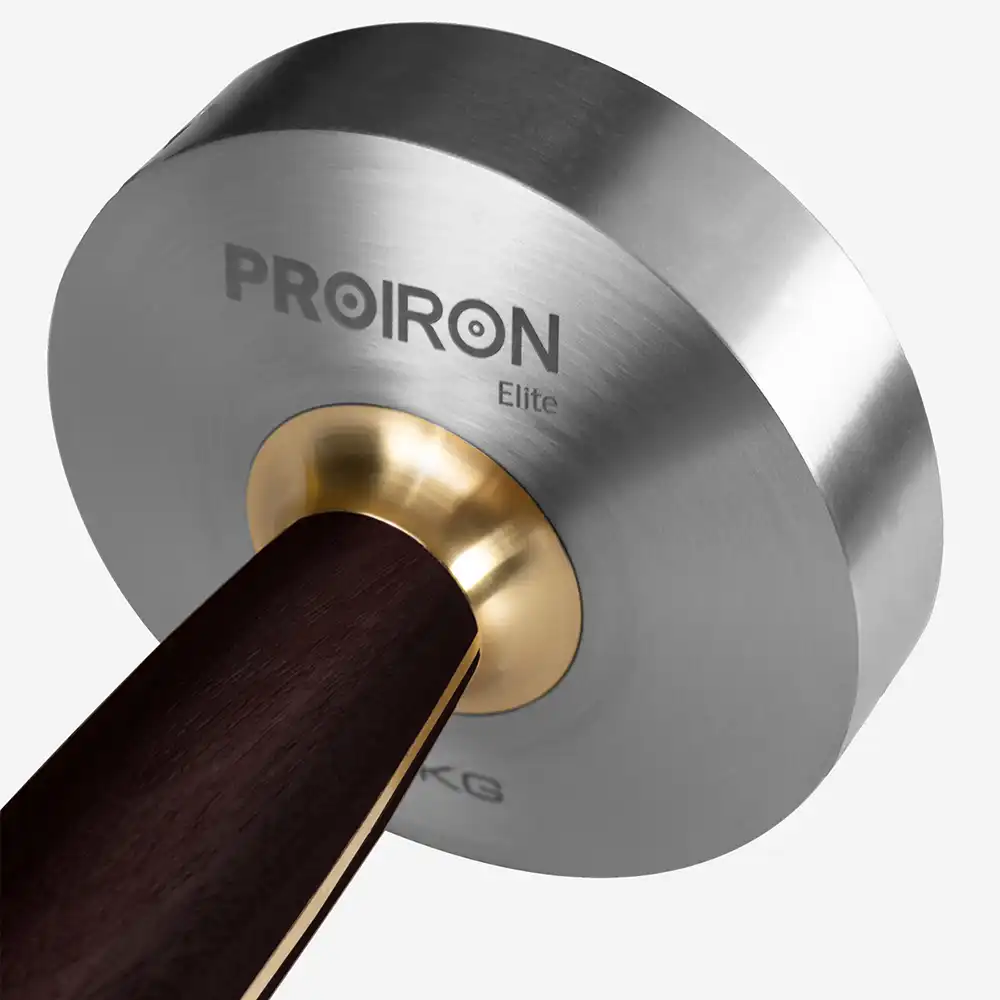 фото Proiron Гантель из нержавеющей стали и черного дерева 6 кг, арт. Г1060НЧ в интернет-магазине спортивных товаров МЯЧИКИ