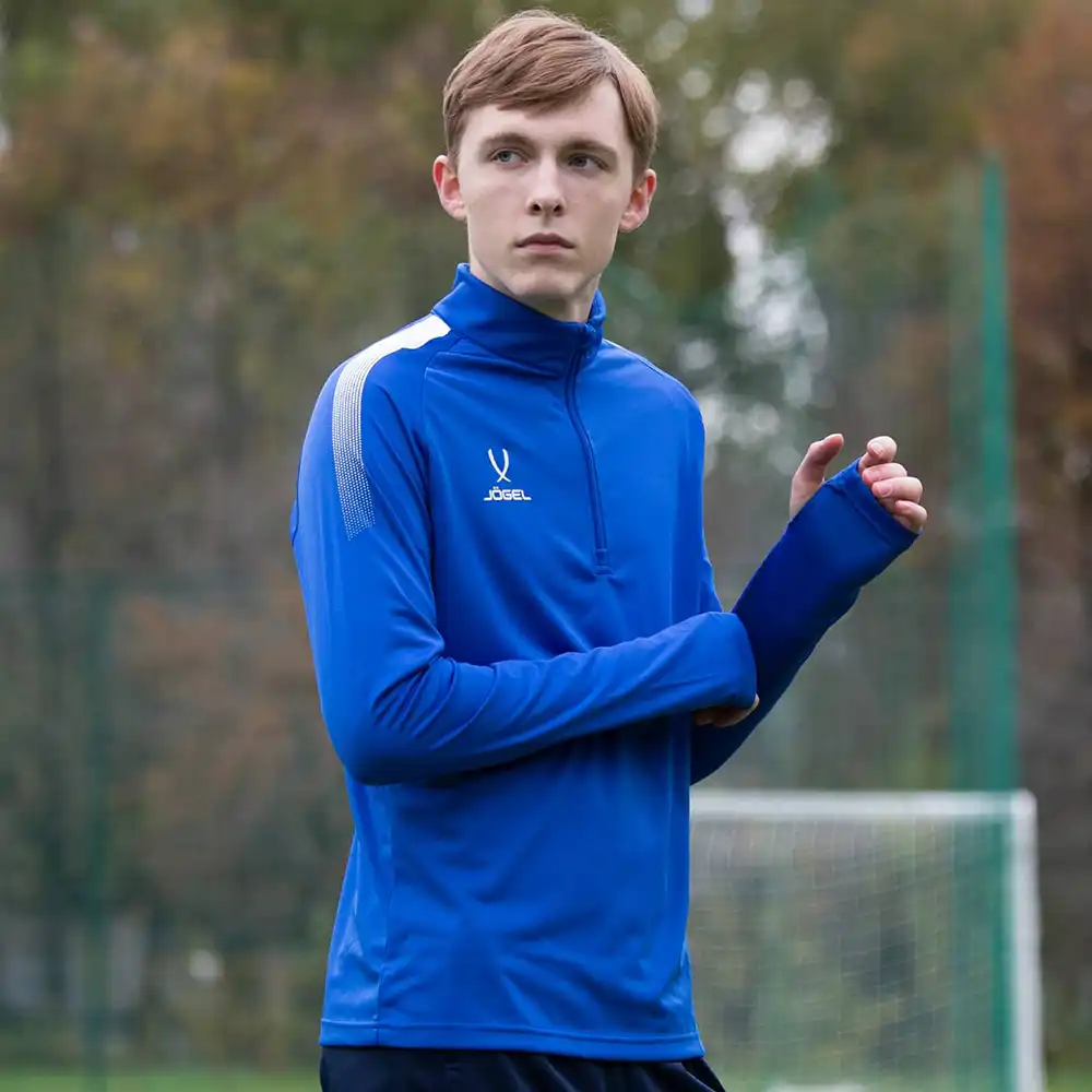 фото Джемпер тренировочный CAMP Training Top 1/4 Zip, синий в интернет-магазине спортивных товаров МЯЧИКИ