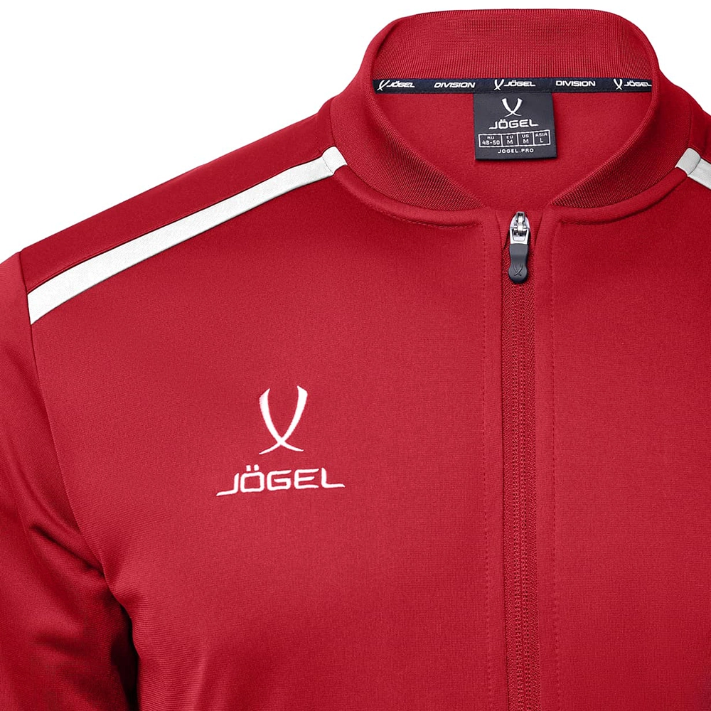 фото Олимпийка DIVISION PerFormDRY Pre-match Knit Jacket, красный в интернет-магазине спортивных товаров МЯЧИКИ