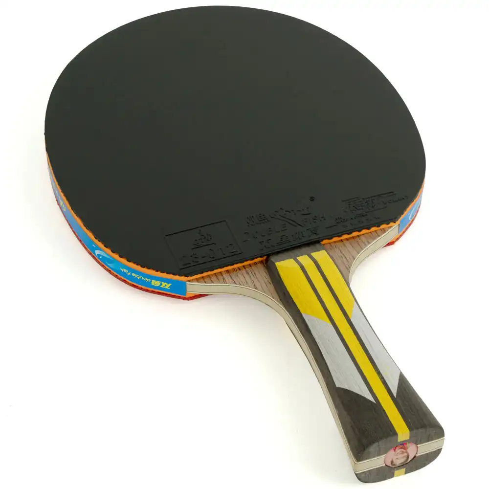 фото Ракетка для настольного тенниса Double Fish 6A+C, профессиональная, ITTF Approved, + 2 мяча в интернет-магазине спортивных товаров МЯЧИКИ