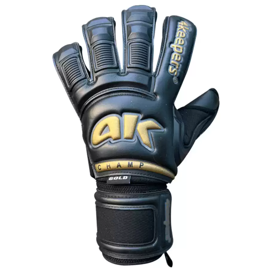 фото Вратарские перчатки 4Keepers Champ Gold Black VI RF2G  в интернет-магазине спортивных товаров МЯЧИКИ