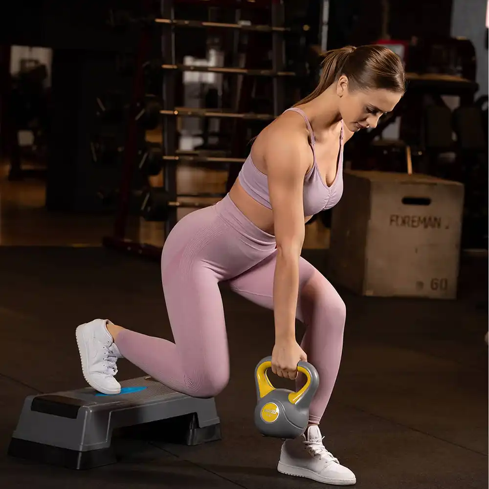 фото Степ-платформа SP-301 76х28х23 см, 3-х уровневая в интернет-магазине спортивных товаров МЯЧИКИ