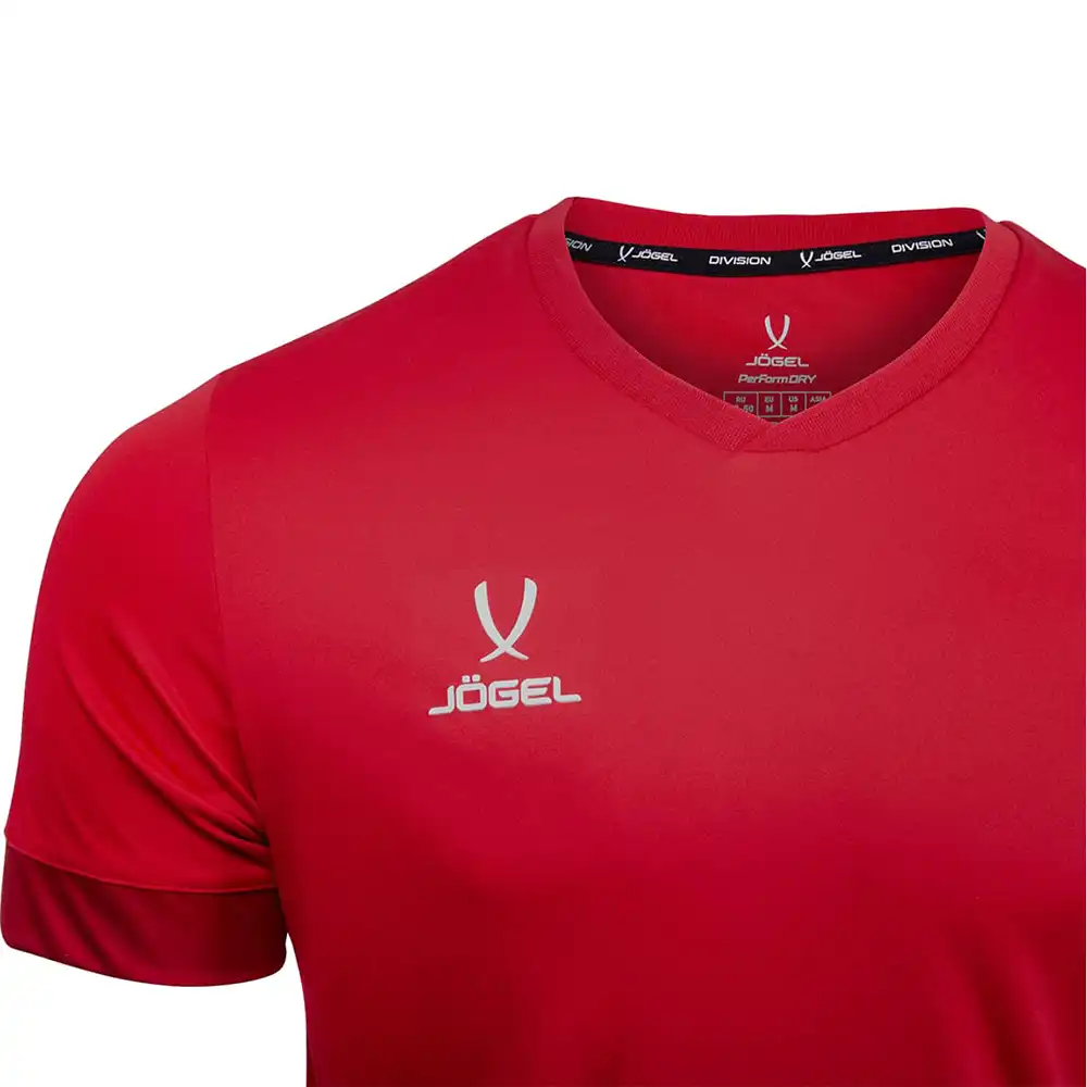 фото Футболка игровая DIVISION PerFormDRY Union Jersey, красный/ темно-красный/белый в интернет-магазине спортивных товаров МЯЧИКИ