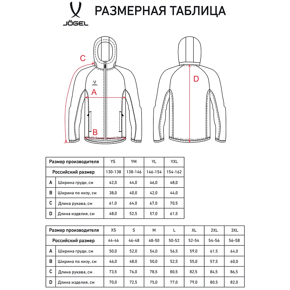 фото Худи на молнии ESSENTIAL Athlete Hooded FZ Jacket, красный в интернет-магазине спортивных товаров МЯЧИКИ
