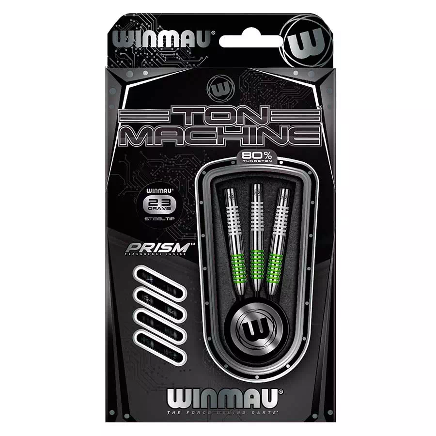 фото Winmau Ton Machine 23 gr. 80% вольфрам. Дротики для дартса в интернет-магазине спортивных товаров МЯЧИКИ