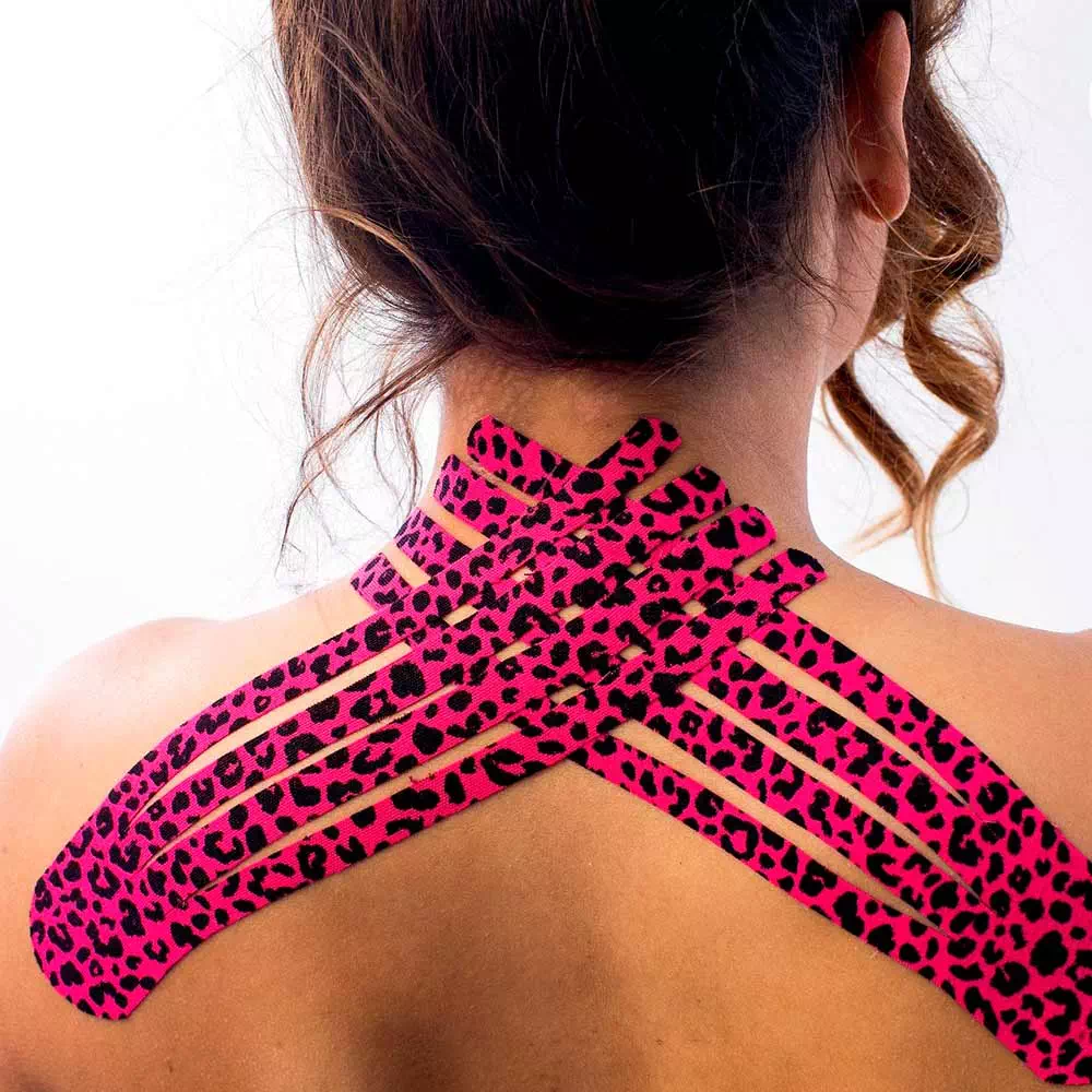 фото Кинезио тейп CureTape Art 5cm x 5m - Leopard в интернет-магазине спортивных товаров МЯЧИКИ