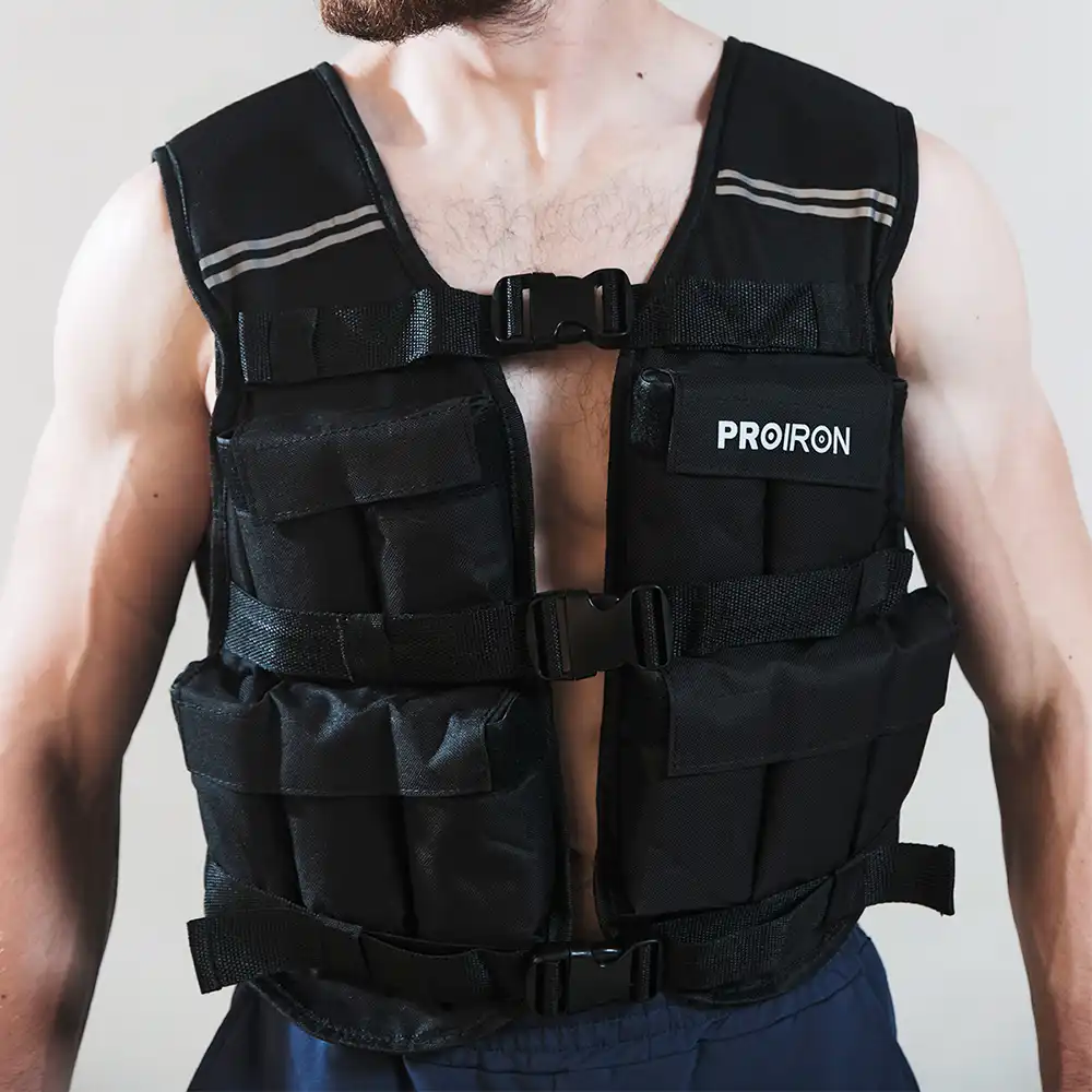 фото Жилет утяжелитель Proiron 10 кг, арт. ЖУ010 в интернет-магазине спортивных товаров МЯЧИКИ