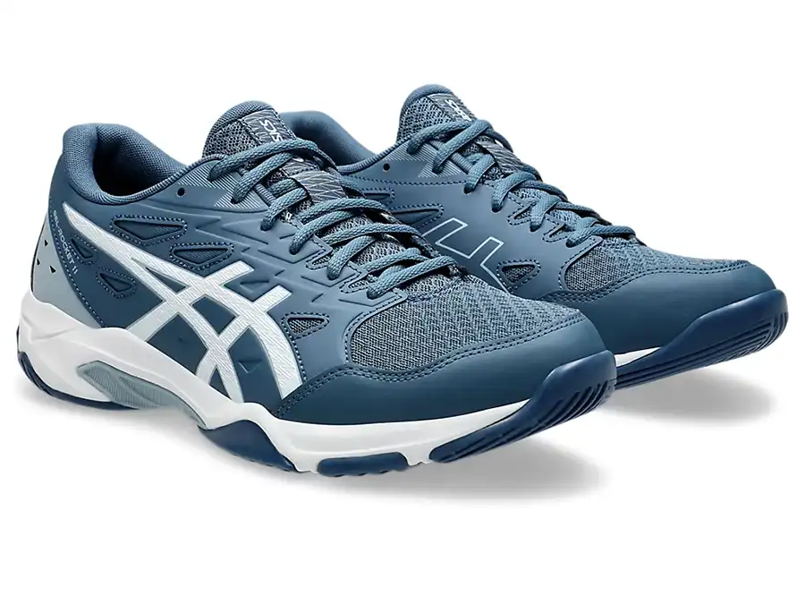 фото Волейбольные кроссовки Asics Gel-Rocket 11,серо-синие в интернет-магазине спортивных товаров МЯЧИКИ