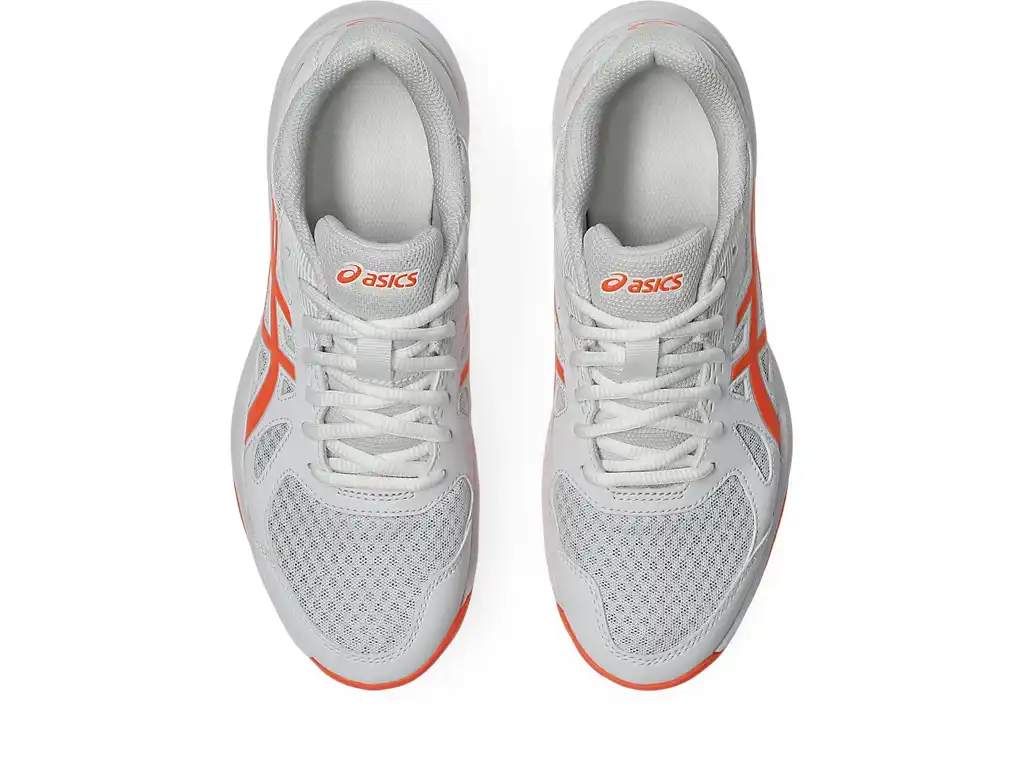 фото Волейбольные кроссовки женские Asics Upcourt 6 бело-корал в интернет-магазине спортивных товаров МЯЧИКИ