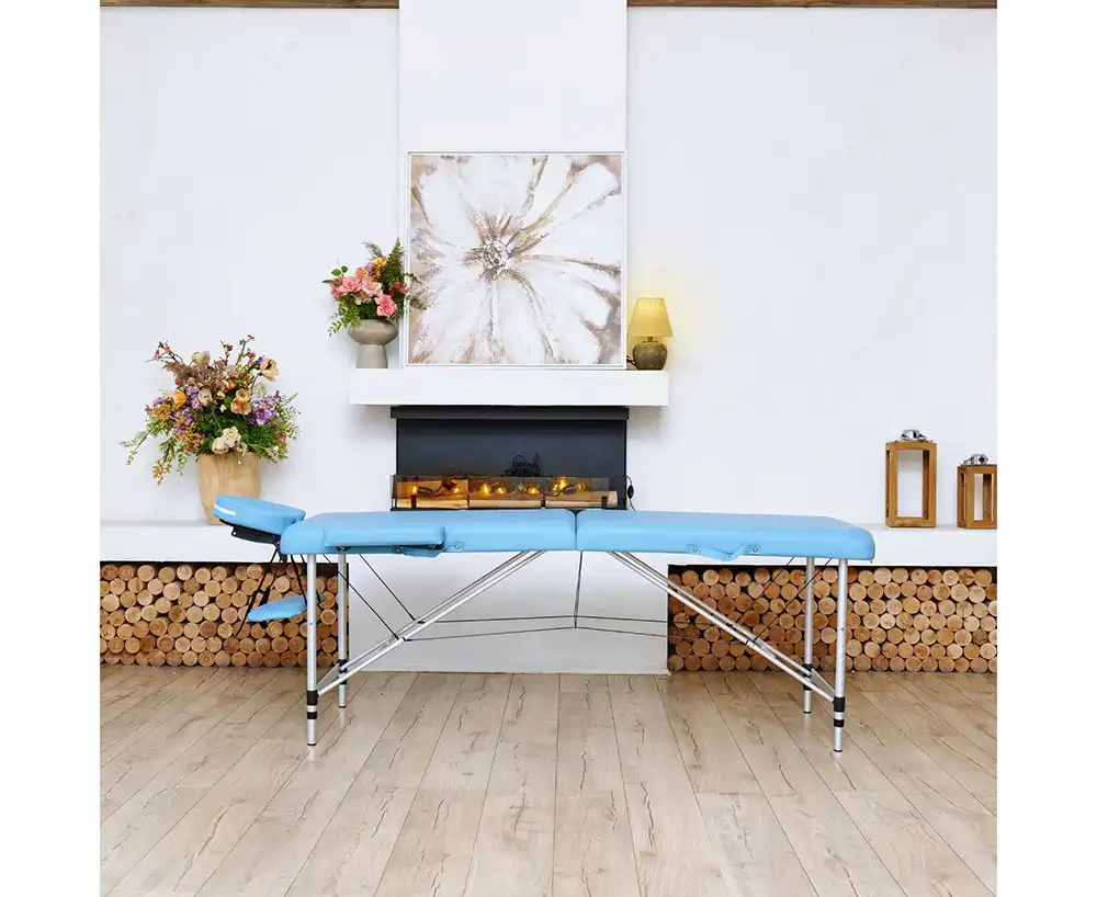 фото Массажный стол DFC NIRVANA Elegant, 186 x 70 см, голубой в интернет-магазине спортивных товаров МЯЧИКИ