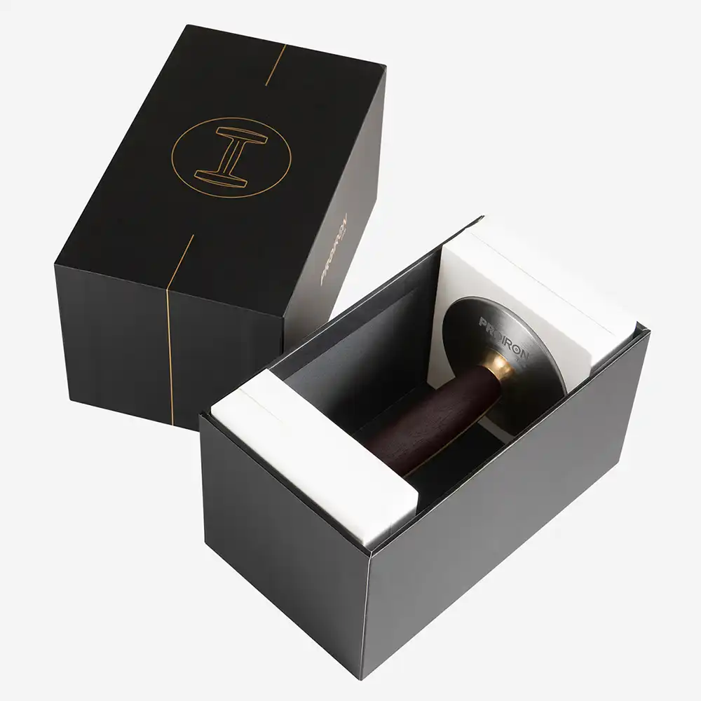 фото Proiron Гантель из нержавеющей стали и черного дерева 1 кг, арт. Г1010НЧ в интернет-магазине спортивных товаров МЯЧИКИ