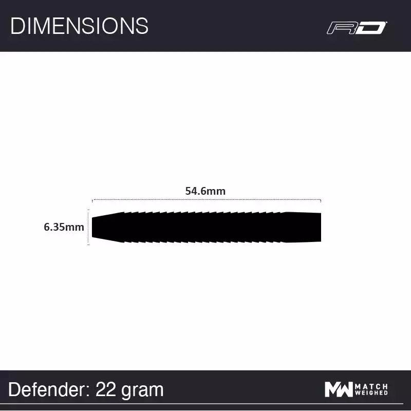 фото Red Dragon Defender2 22gr. 85% вольфрам. Дротики для дартса в интернет-магазине спортивных товаров МЯЧИКИ