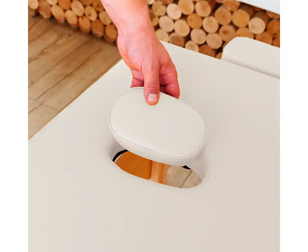 фото Массажный стол DFC NIRVANA Relax, (Optima)186 x 60 см, кремовый в интернет-магазине спортивных товаров МЯЧИКИ