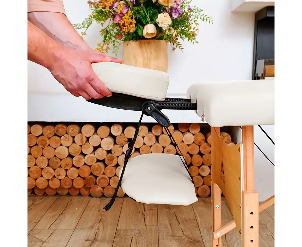 фото Массажный стол DFC NIRVANA Relax, (Optima)186 x 60 см, кремовый в интернет-магазине спортивных товаров МЯЧИКИ