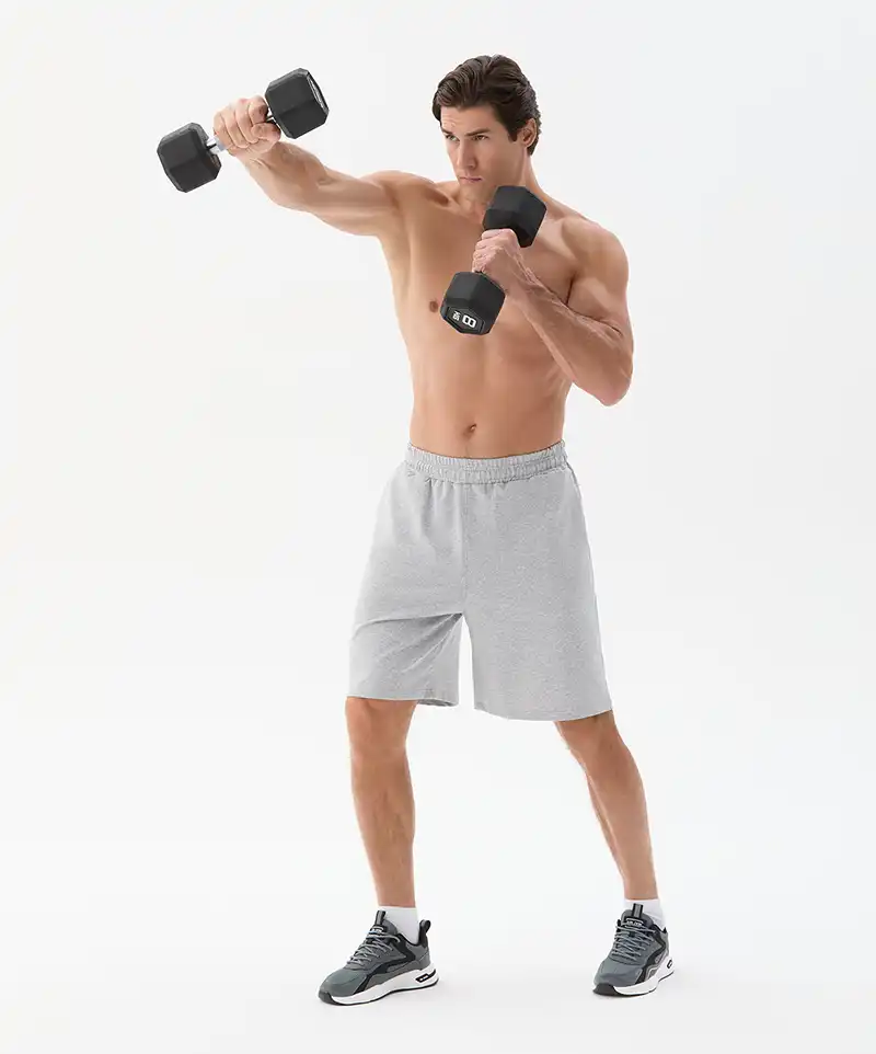 фото Гантель гексагональная Starfit DB-301PRO 8 кг, обрезиненная, черный в интернет-магазине спортивных товаров МЯЧИКИ