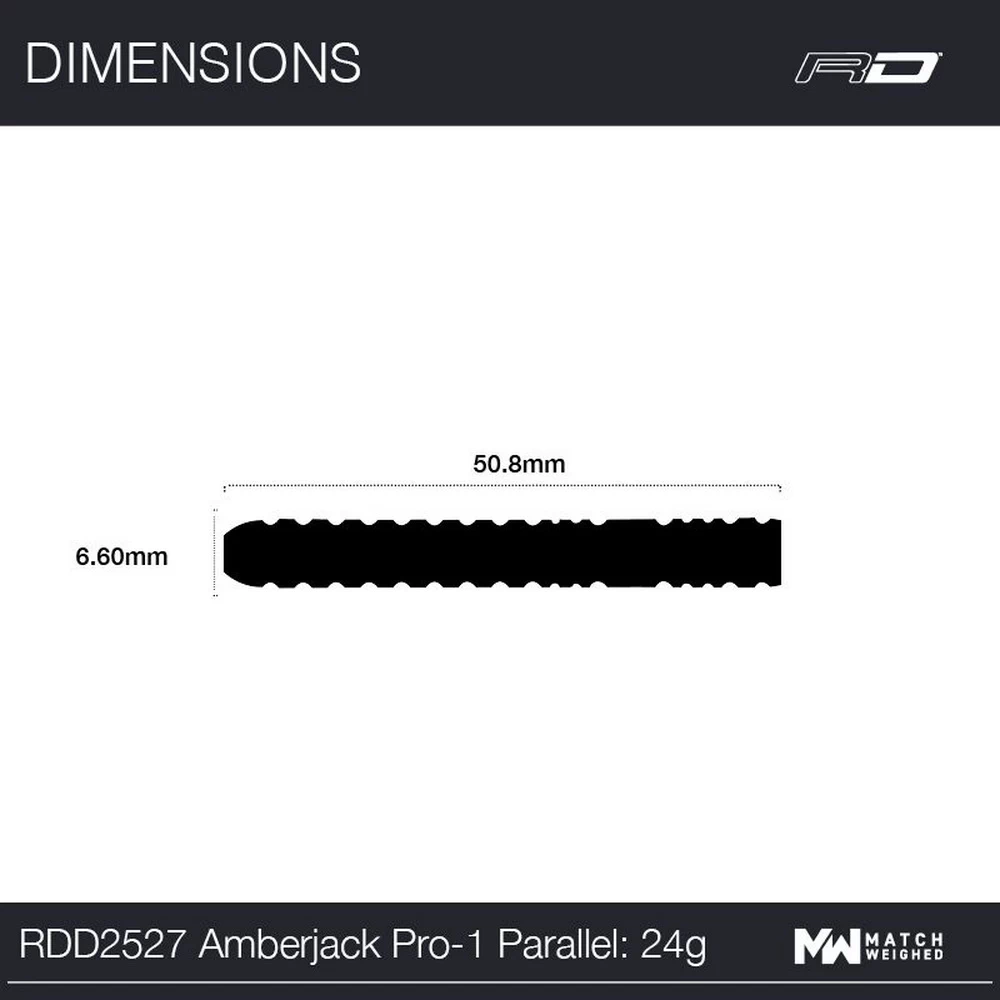 фото Red Dragon Amberjack Pro 24gr. 90% вольфрам. Дротики для дартса в интернет-магазине спортивных товаров МЯЧИКИ