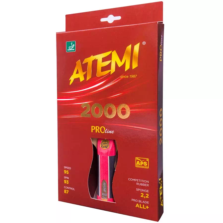 фото Ракетка для настольного тенниса ATEMI 2000 Pro в интернет-магазине спортивных товаров МЯЧИКИ
