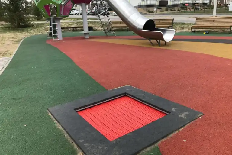 фото Батут встраиваемый SKOK Квадрат 160 в интернет-магазине спортивных товаров МЯЧИКИ